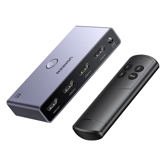 UGREEN HDMI 21 Switch 4K120Hz 3 in 1 Out 8K60Hz HDMI Splitter