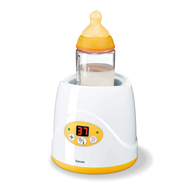 Beurer BY 52 Babykost- und Fläschchenwärmer - Erwärmen und Warmhalten von Babynahrung - 8 Minuten Aufwärmzeit - Digitale Temperaturanzeige