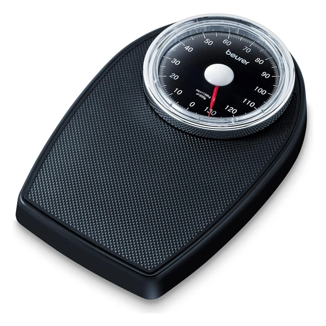 Beurer MS 40 Mechanische Waage mit analoger Anzeige, klassische Arztwaage mit Vollbildskala und rutschfester Oberfläche