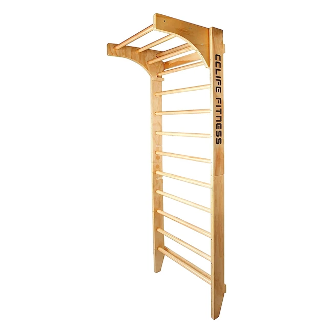 Espaldera de Madera CCLife - Ref 100kg - Ideal para Gimnasio y Ejercicios - C