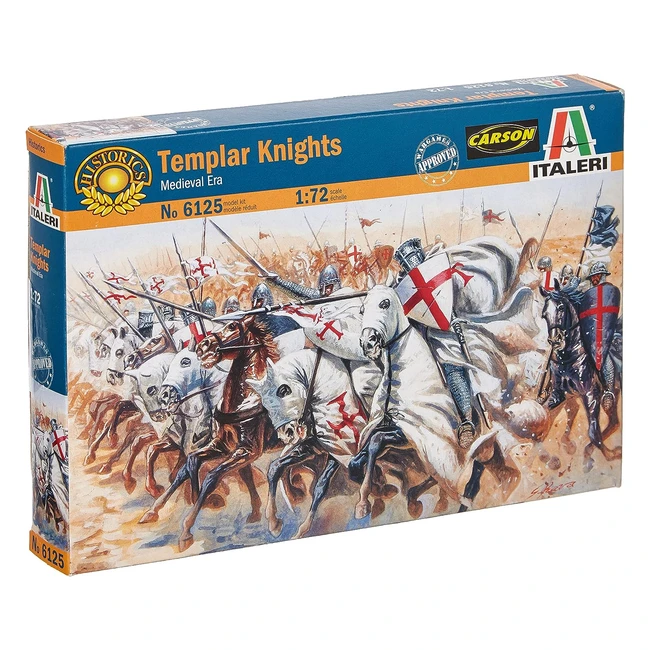 Maquette Figurine Templiers Italeri I6125 1:72 - Détails Réalistes