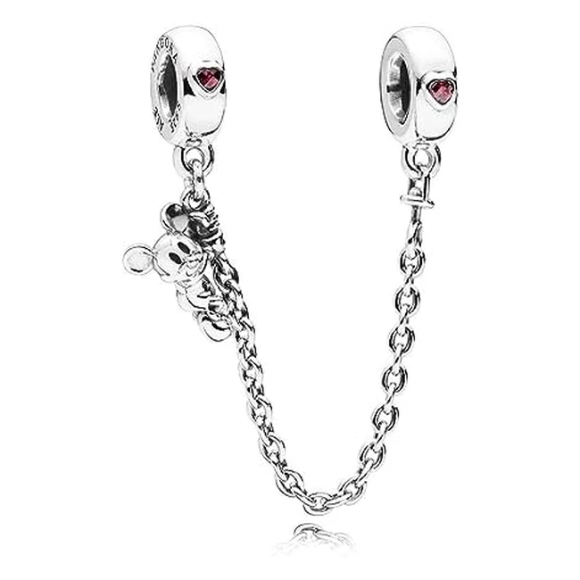 Pandora Safety Chain Climbing Mickey 797173CZR - Catena di sicurezza per braccialetto Pandora
