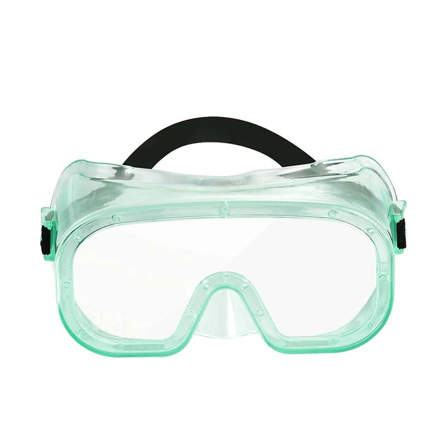 Lunettes de protection 360 transparentes ajustables - Anti-rayures, anti-poussière - Pack de 10