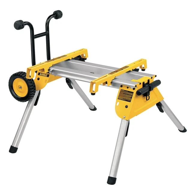 Mesa de Trabajo Dewalt DE7400 - Compatible con Sierras DW744 y DW745 - Ruedas Re