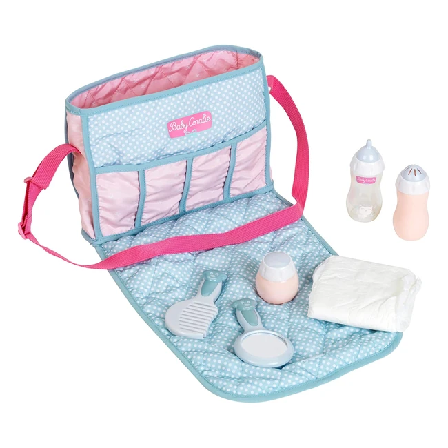 Borsa per pannolini Theo Klein 1653 Baby Coralie con accessori - Giocattolo per 
