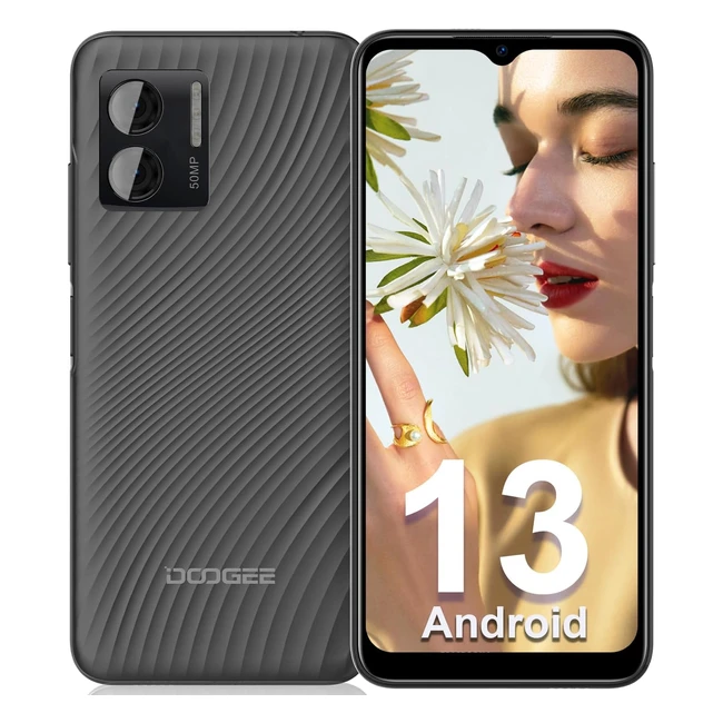 Doogee N50 Mobile Phone - Unlocked, Android 13, 128GB ROM, 15GB RAM, Octa Core, 50MP Camera