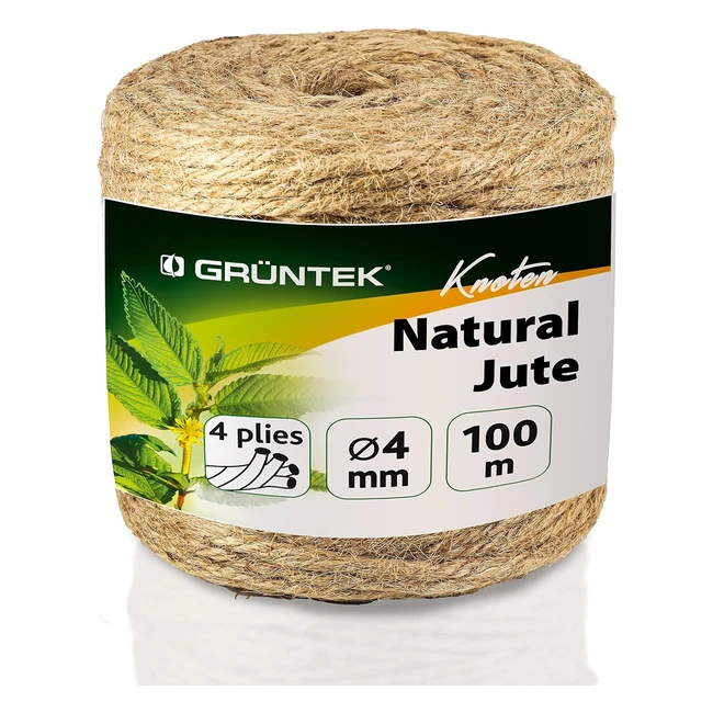 Corda Tiragraffi per Gatti in Canapa Juta - Spago 4mm - Rotolo 100 Metri
