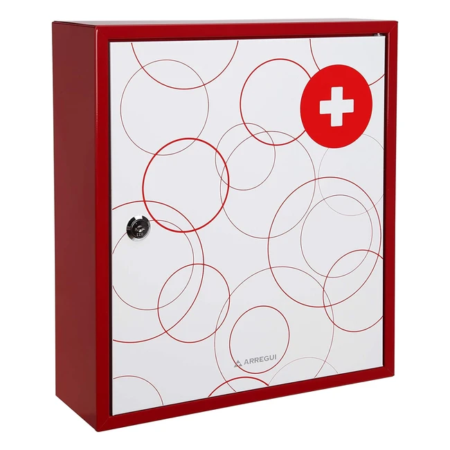 Armoire Botiquin BT001100x 315x360 Gris Red Ring - Stockage Médical et Premiers Secours