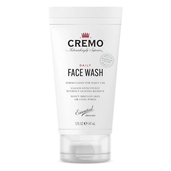 Cremo Face Wash for Men - Daily Use - 147ml - Gentle & Effective Cleanser