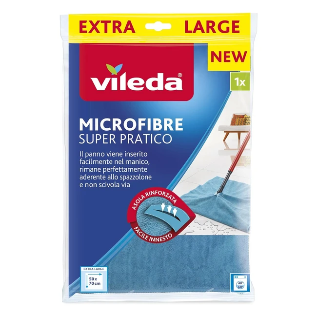 Vileda Pao Microfibra Azul 50x70cm - Prctico y Eficiente
