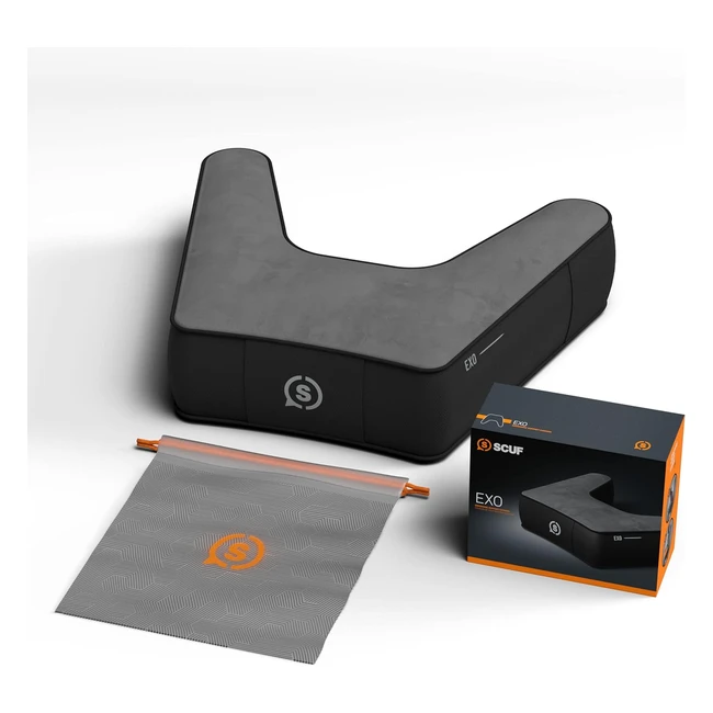 Cojín ergonómico Scuf Exo para jugar y teletrabajar - apoyo columna, cuello, muñecas y manos