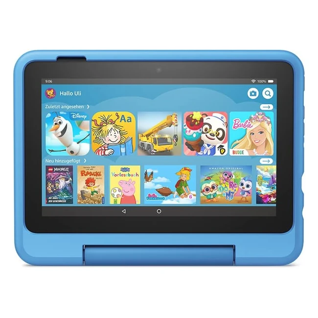 Kindgerechte Hülle für das Fire 7 Tablet - Nur kompatibel mit der 12. Generation 2022 - Für Kinder ab 6 Jahren - Videospieledesign