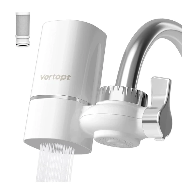 Filtro Acqua Rubinetto Vortopt 400 Galloni - Riduce Calcare, Sabbia, Piombo e Cloro