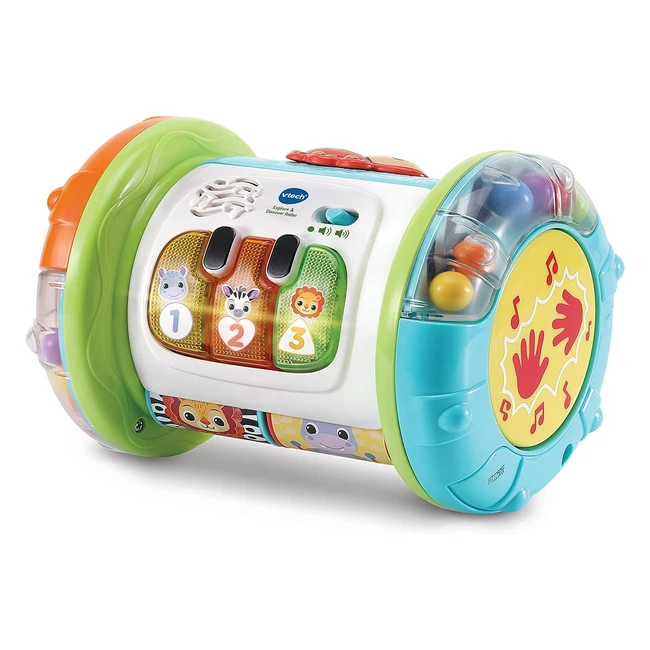VTech Baby Explore & Discover Roller Interactive Toy | Gears, Rollers, Beads, Lights, Music | Gift for Infants 6-12 Months