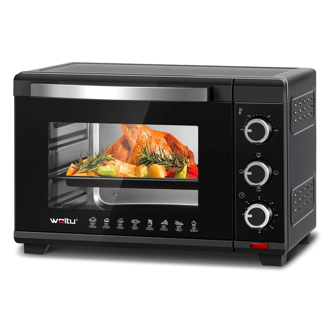Mini Four Woltu 28L 1600W Pizza 100230C Noir