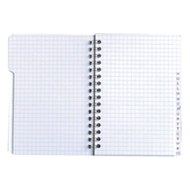 Oxford Tavola Spirale 17x22cm 180 Pagine Quadretti 5x5