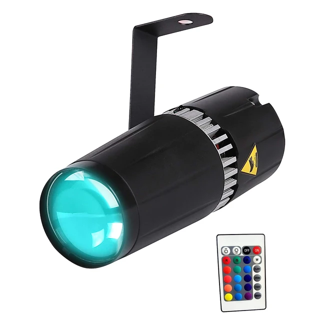 Foco LED 9W RGB 3 en 1 con Mando a Distancia - Senlan