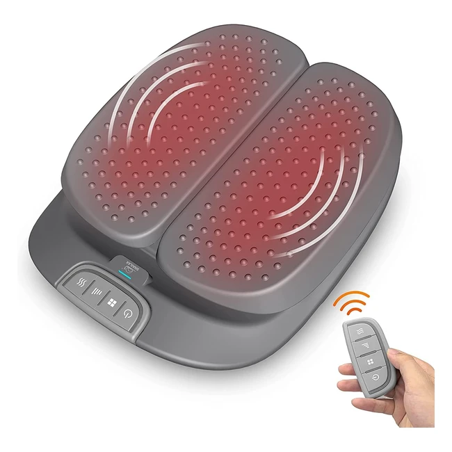 Snailax Vibration Foot Massagers - Pain Relief & Circulation - Adjustable Speed - Remote Control