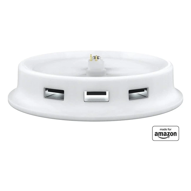 Support de charge USB pour Amazon Echo 4e génération - Blanc