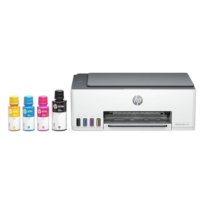 HP Smart Tank 5105 Wireless All-in-One Printer - Cartridge-Free Ink Tank Printer - Up to 3 Years of Ink - Mobile Print, Mobile Fax, Scan, Copy