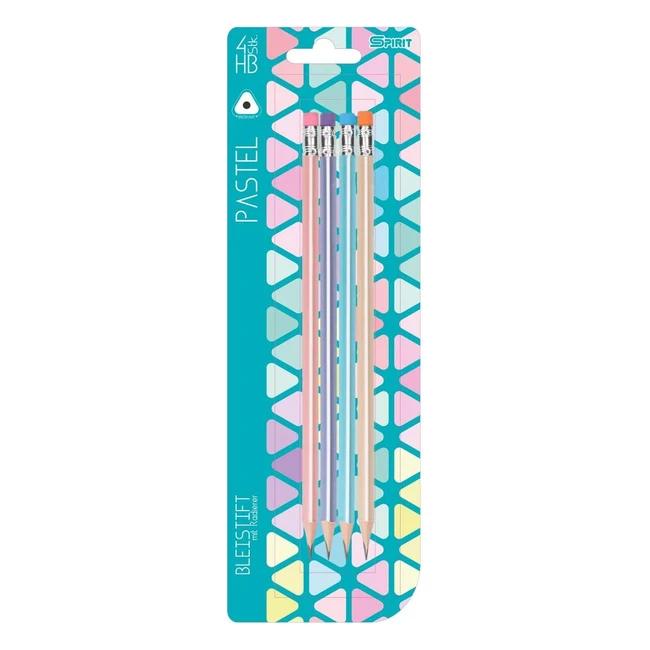 Crayon papier Spirit TTS pastel avec gomme - Haute qualit - Rsistant  la r