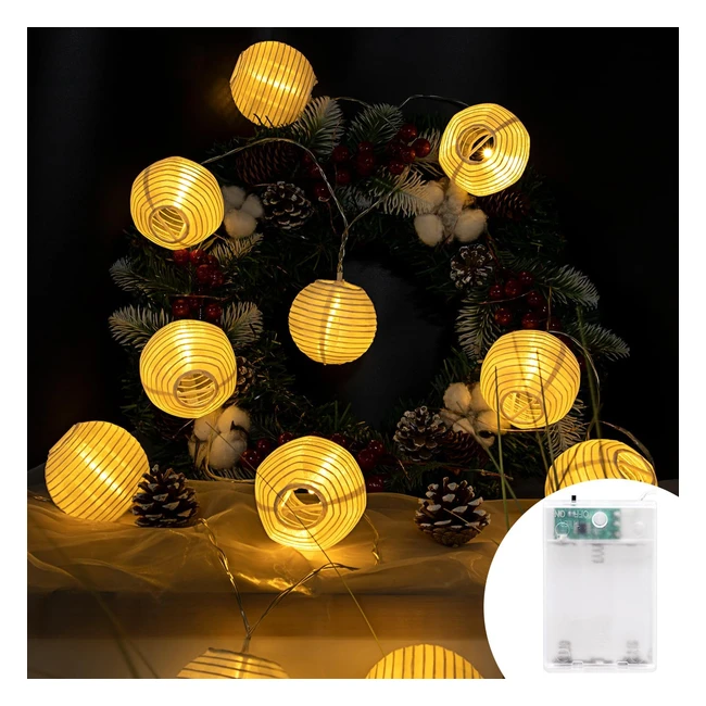 Cadena de luces LED 20 LED 6m - Auting - Ref. 12345 - Decoración jardín, balcón, navidad, boda