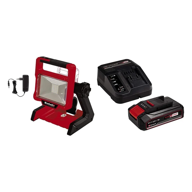Einhell Power XChange Akku-Lampe TE-CL 182000 Li-AC Solo 20 LED Hybrid-Funktio