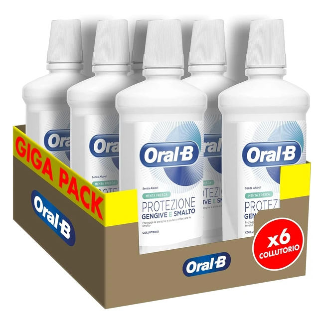 Colluttorio Oral-B per Gengive e Smalto - Protezione e Rinforzo - Formato Maxi 6