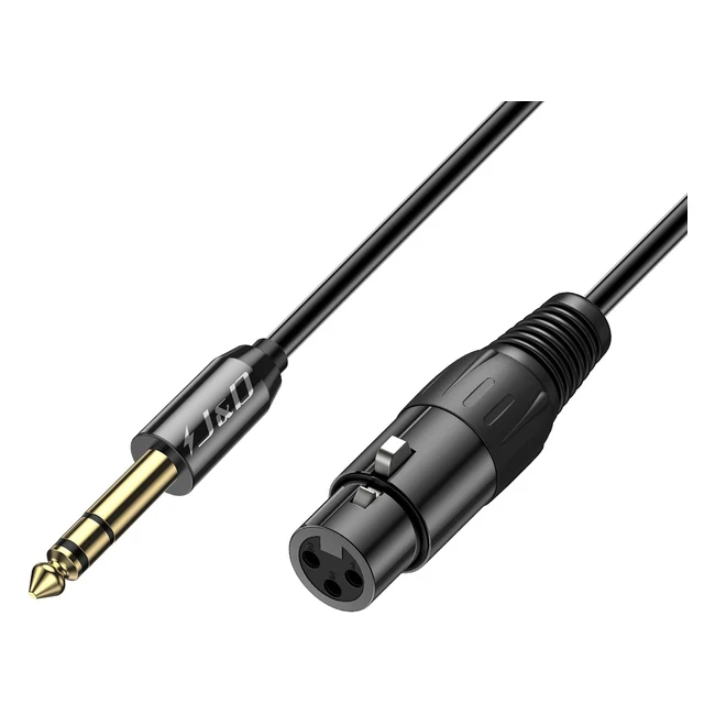 Cable XLR a 635mm TRS Macho a XLR Hembra - Adaptador de Interconexin Equilibr