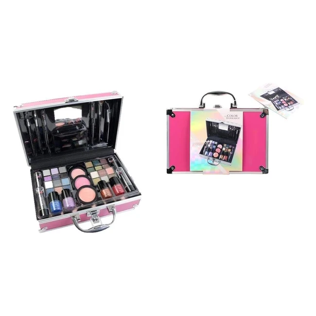 Maletín de Maquillaje Bon Voyage Travel Pink - The Color Workshop