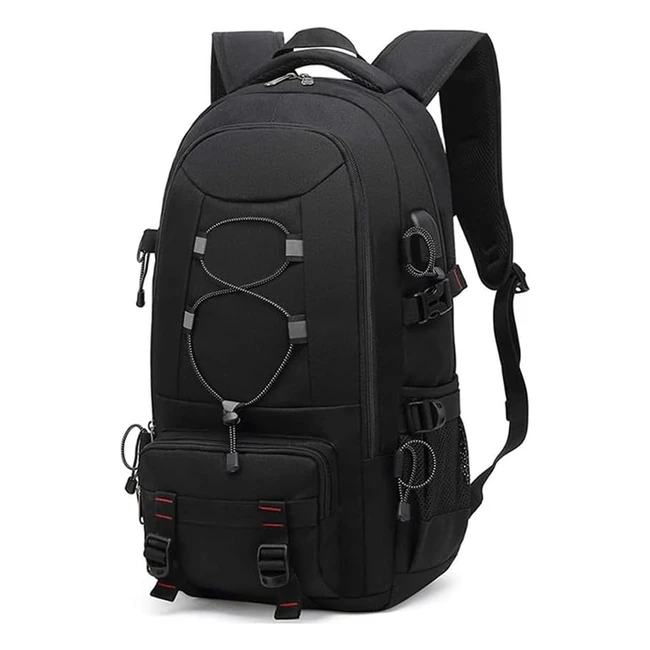XQXA Wanderrucksack, wasserdichter Laptoprucksack, 17,3 Zoll, Businessrucksack für Herren