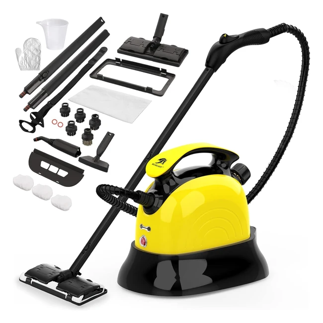 MLMLANT Steam Cleaners for Home Multi Purpose - 1100ml Handheld - 21 Accessories - Deep Clean Without Chemicals