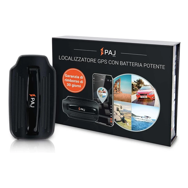 Power Finder GPS Tracker per Auto Moto e Camion - Localizzatore GPS con Batteria