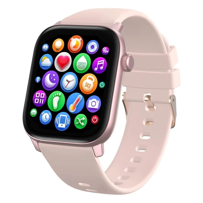 Orologio Intelligente Riversong Uomo Donna Full Touch IP68 Fitness Tracker Cardi