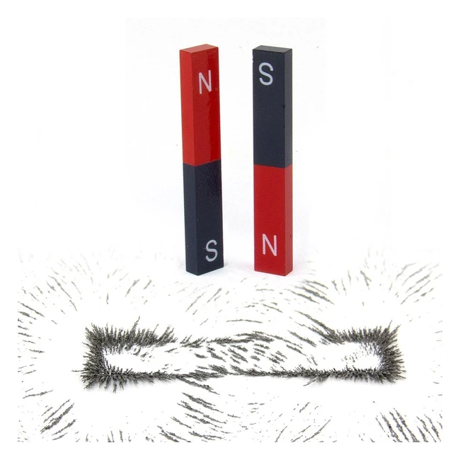 Magnete a barra alnico educativo per scienza istruzione esperimenti - Ref 123