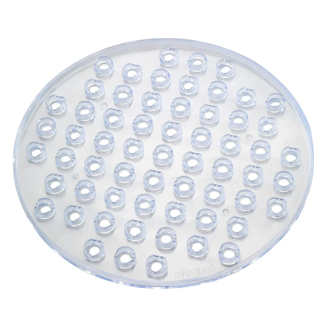 Esterilla de Fregadero Wenko Cristal Extra Fuerte - Protección y Cuidado de Vajilla - 31x31 cm