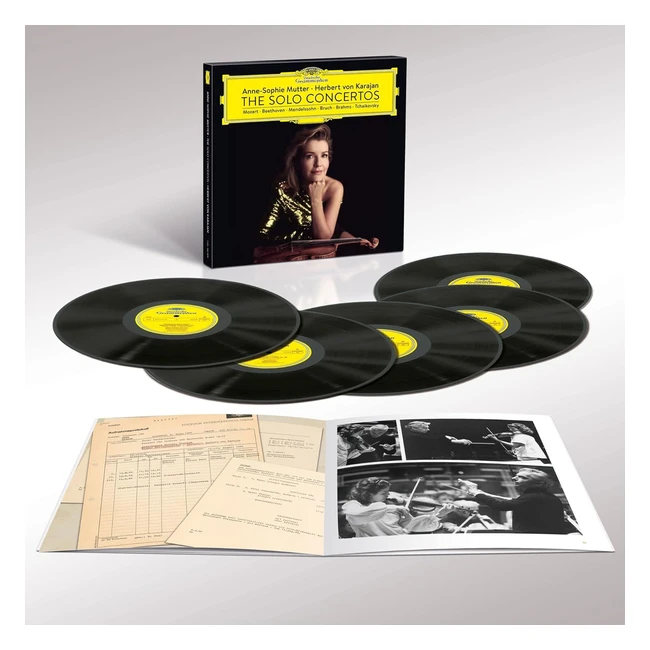 Anne-Sophie Mutter  Herbert von Karajan Die Solo-Konzerte Vinyl LP