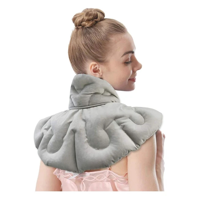 Aroma Season Heated Neck Warmer - Pain Relief - Gray - Ref 12345