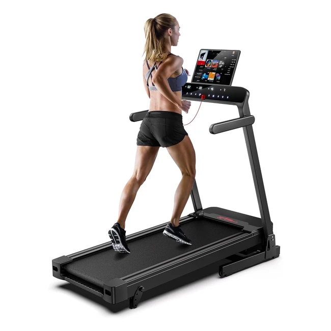 Cinta de correr plegable 3 niveles de inclinación hasta 16 km/h - Flylinktech Home