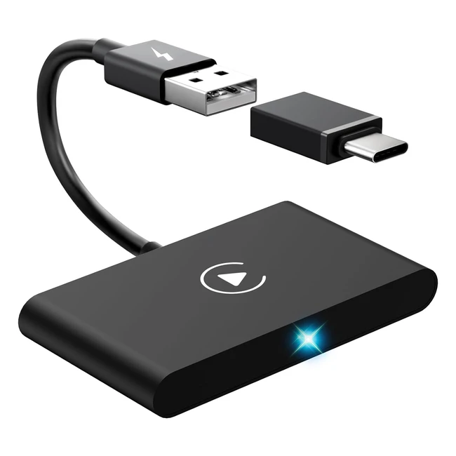 Adaptateur Carplay sans fil pour iPhone - Gaoeein - Réf: 12345 - Navigation, musique, appels, Siri