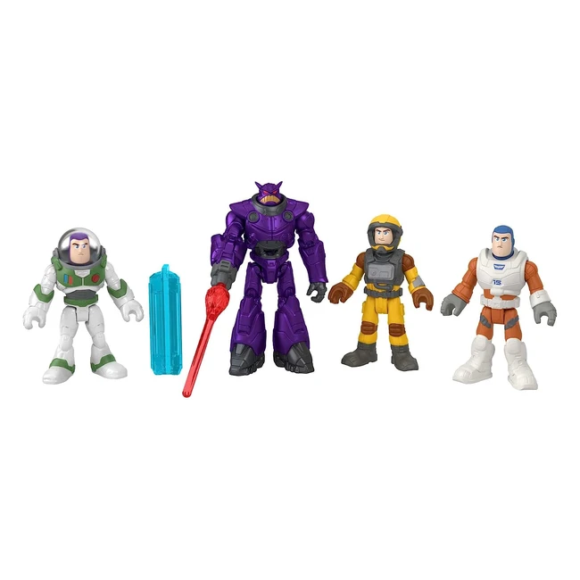 Pack de figuras de juguete Disney Pixar Lightyear Imaginext - ¡Aventuras llenas de acción!