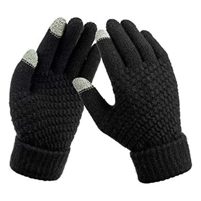Guanti Touch Screen Invernali Qiceder - Maglia Morbida - Smartphone iPad iPhon