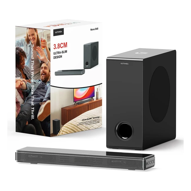 Soundbar Ultra Magro con Subwoofer 21 Canali - Ultima Soundbar