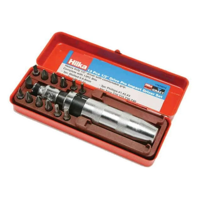 Destornillador Impacto Kit Craft Pro 13 Piezas 12