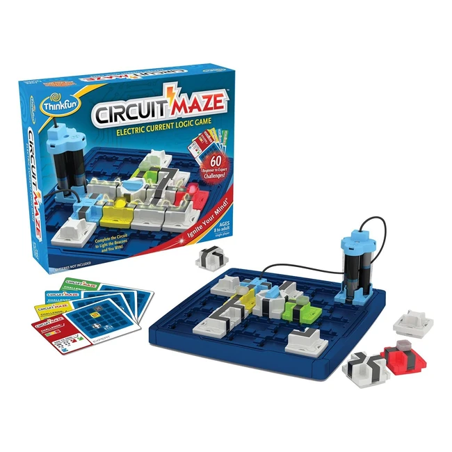 Juego de Mesa ThinkFun Spellen Circuit Maze TF-CIR Divirtete y Desafa t