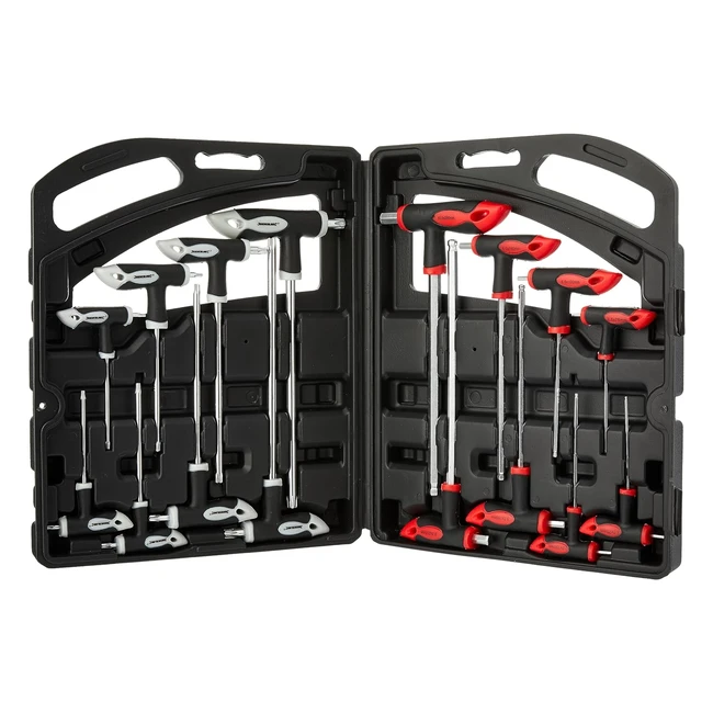 Ensemble de 16 clés à poignée en T Silverline 250028