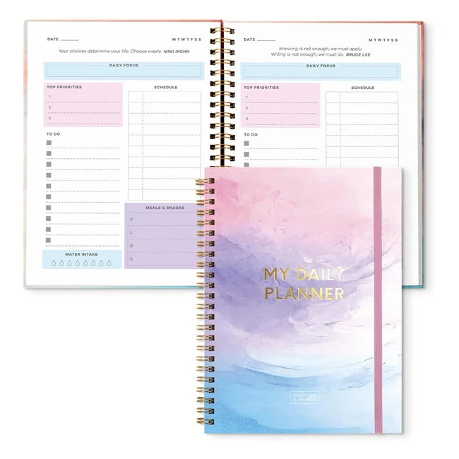 2023 Undated Planner - A5 Habit Tracker, Daily To-Do List, Goal Agenda - College, Work, Fitness