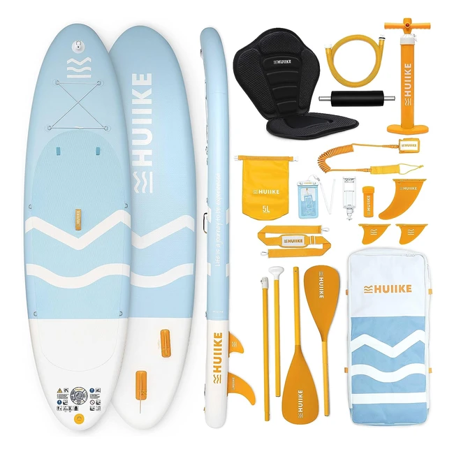 Tabla Paddle Surf Hinchable Premium Huiike - Gran Estabilidad y Resistencia
