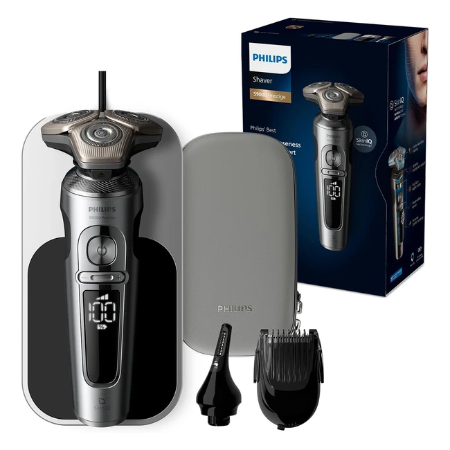 Rasoir électrique Philips S9000 Prestige avec technologie SkiniQ - Modèle SP987122