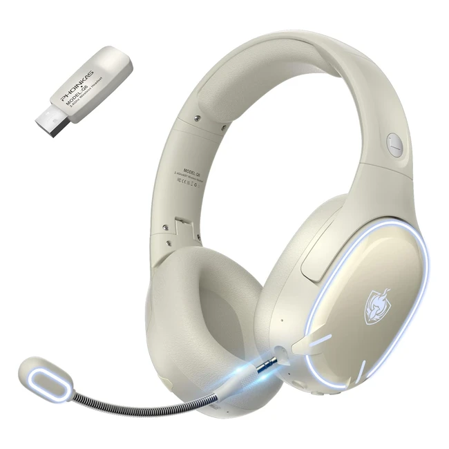 Auriculares Bluetooth Phoinikas 24GHz - Gaming inalámbricos para teléfono y PC - Cancelación de ruido - Batería 30h